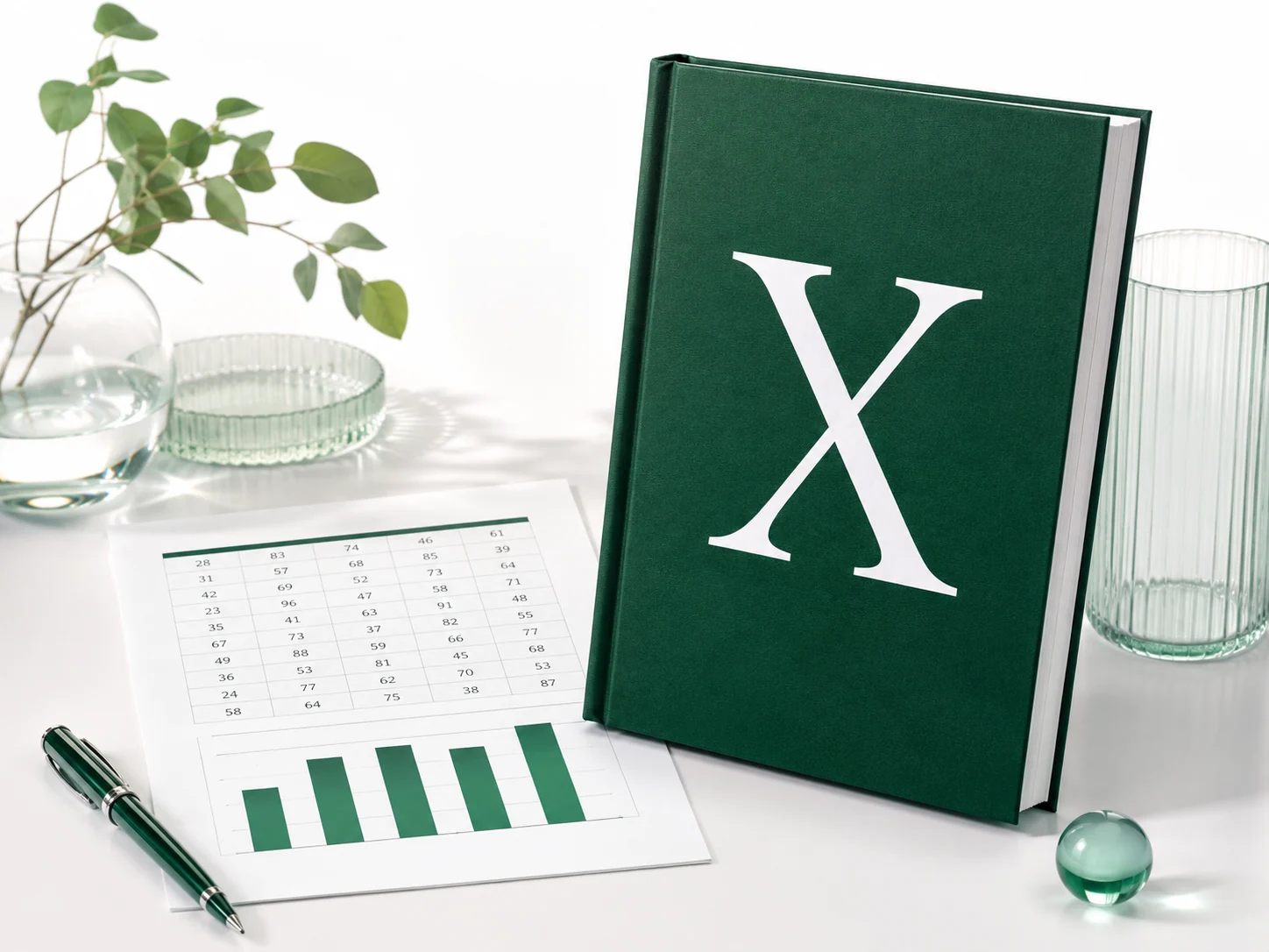 Microsoft Excel workbook and spreadsheet