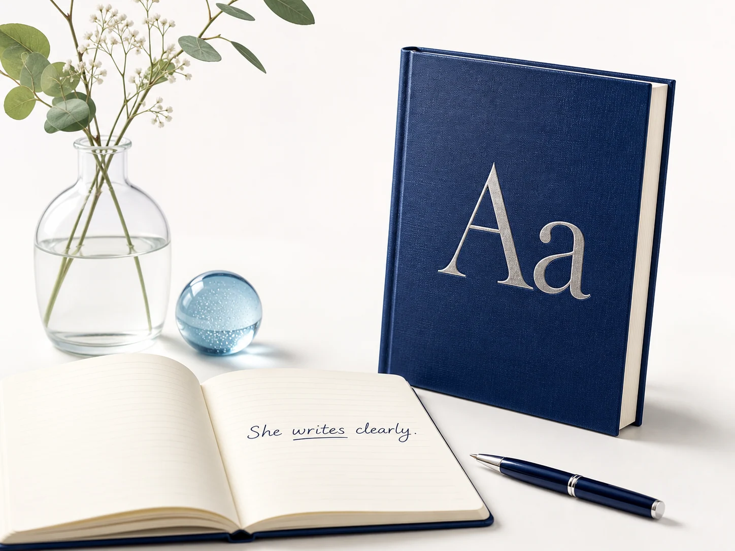 British English Grammar book and sentence practice